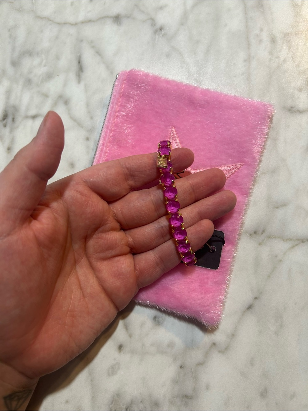 SIZE SMALL Oakland Stretch Bracelet in Orchid